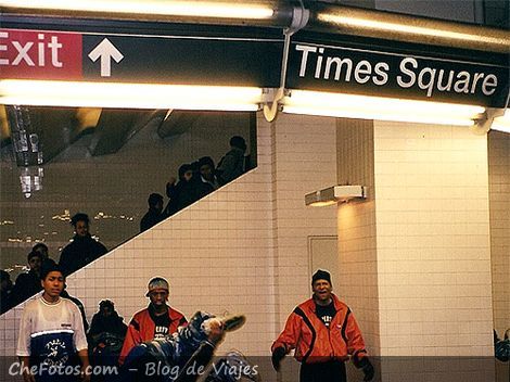 Breakdance en la estación Times Square