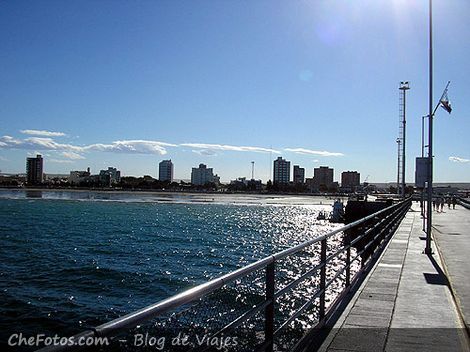 El muelle de Puerto Madryn