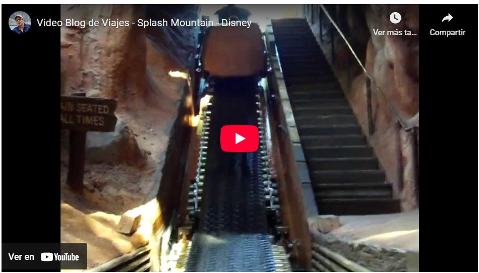 Splash Moutain POV Disney Califronia