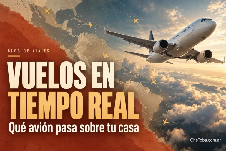Seguir vuelos en tiempo real