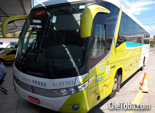 Transporte público desde Río de Janeiro hasta Angra do Reis y Paraty