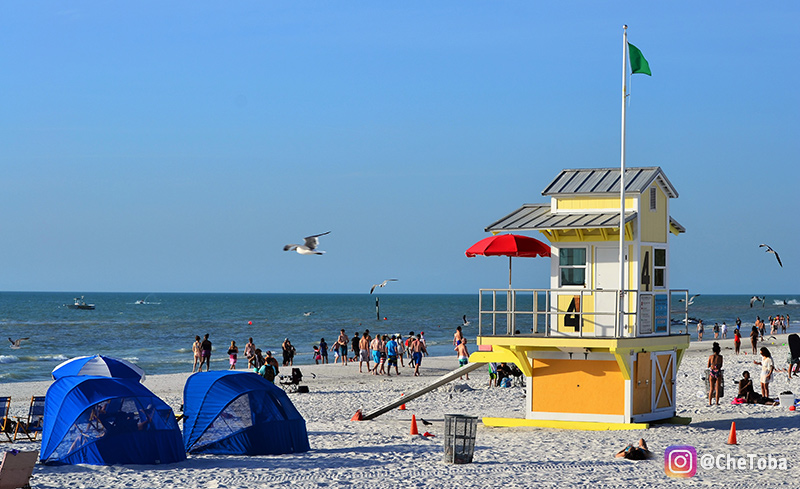 Playa de clearwater puesto salvavidas