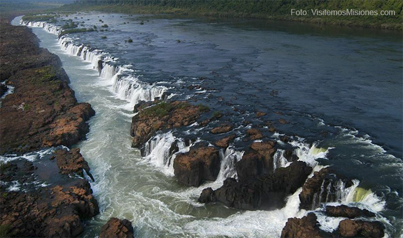 Vista aérea Saltos del Moconá