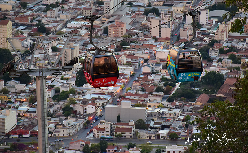 El teleférico de Salta, postal de la ciudad