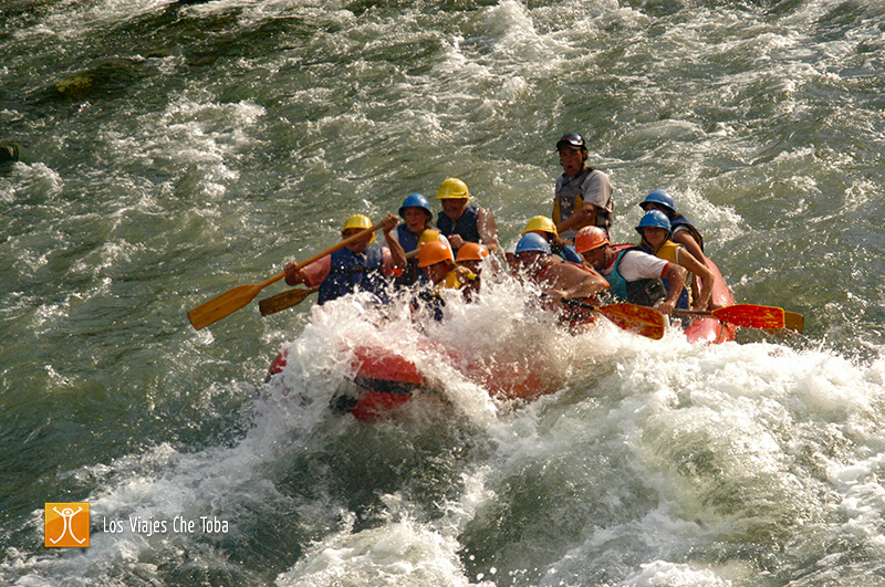 Rafting en el río atuel