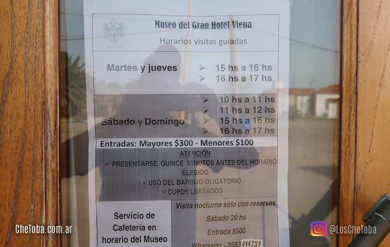 Horarios del Hotel Viena