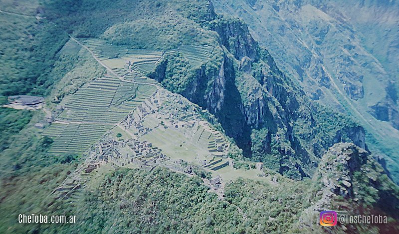 Vista de la ciudad de Machu Picch desde el Huayna Picchu