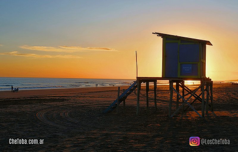 Atardecer en Monte Hermoso