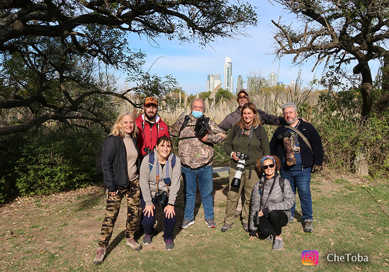 Observadores de Aves en Reserva Costanera Sur