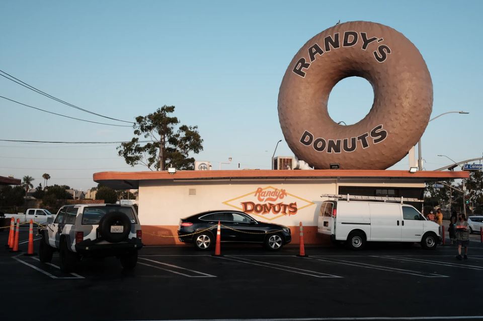 Randy’s Donuts en Los Ángeles