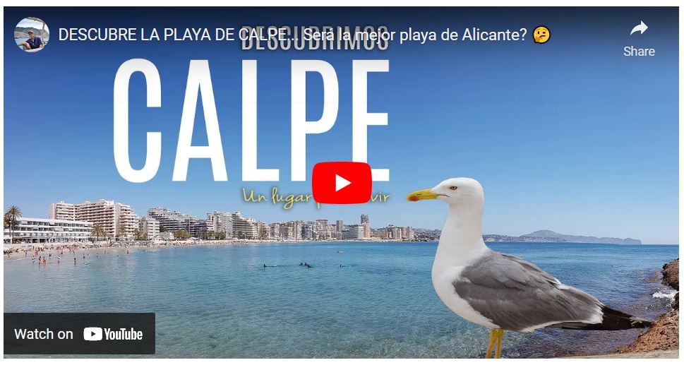 Calme España video en YouTube
