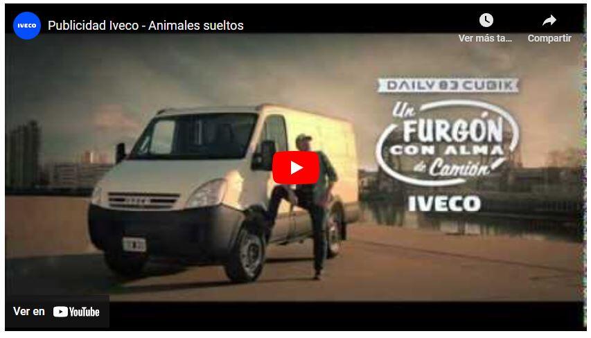 Publicidad Iveco Furgon con alma de camión, Iveco Cubik