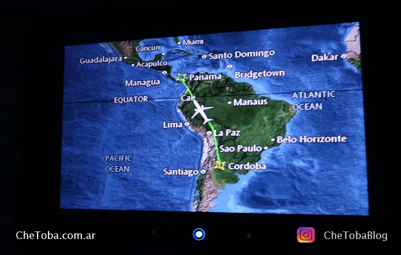 mapa de vuelo en tiempo real Copa airlines