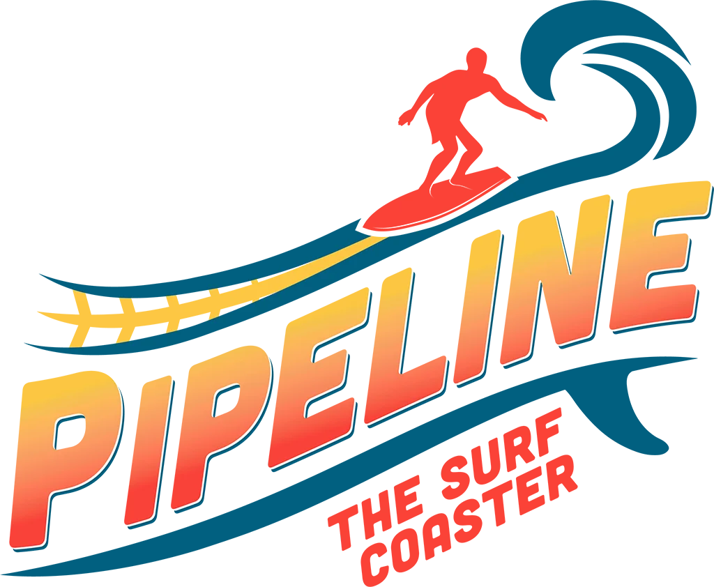 Logo Pipeline Surf Coaster