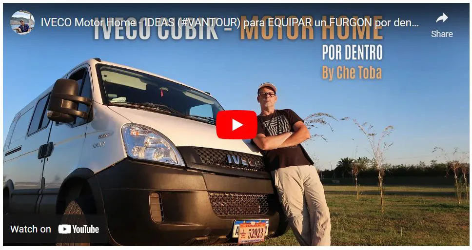 Video Iveco daily argentina motorhome