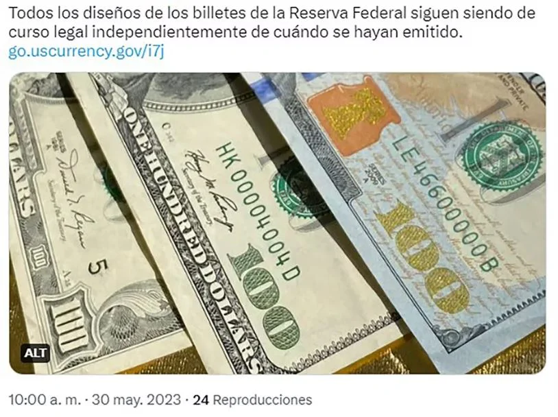 reserva federal de los estados unidos billetes dólares diseño cara chica