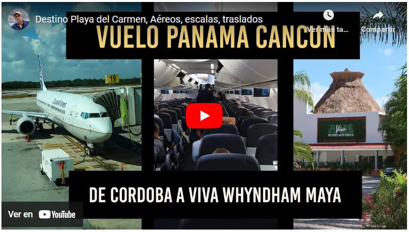 vuelo Panamá - Cancún