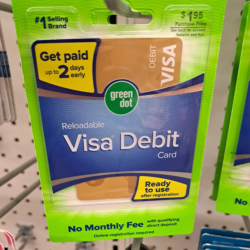 Green Dot tarjeta de débito VISA prepaga