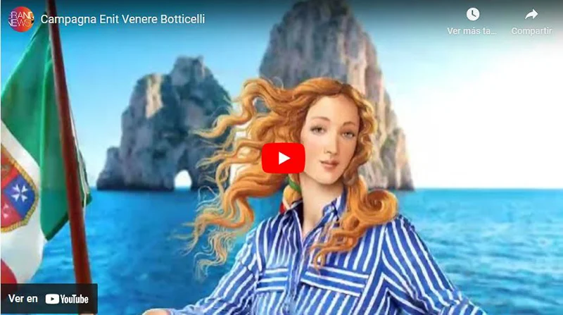 La venus de botticelli campaña turismo italia