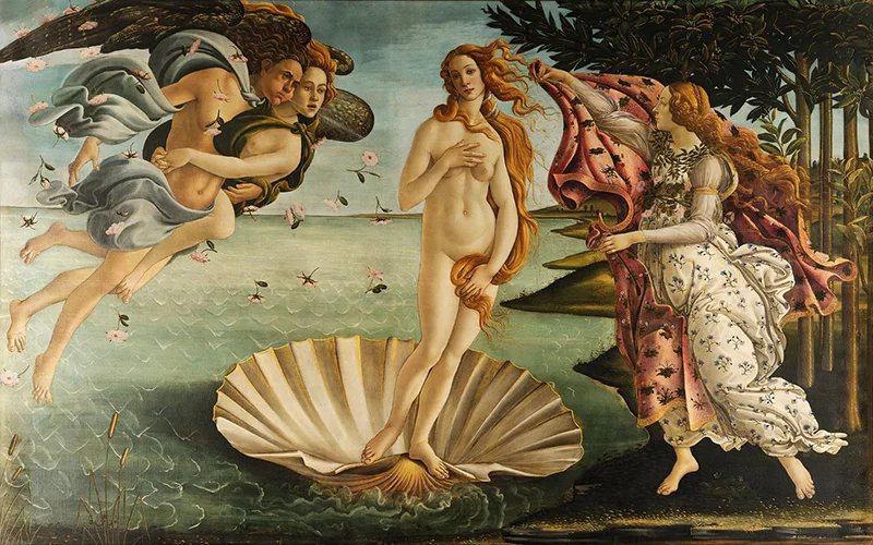 "El nacimiento de Venus" - Sandro Botticelli 1486