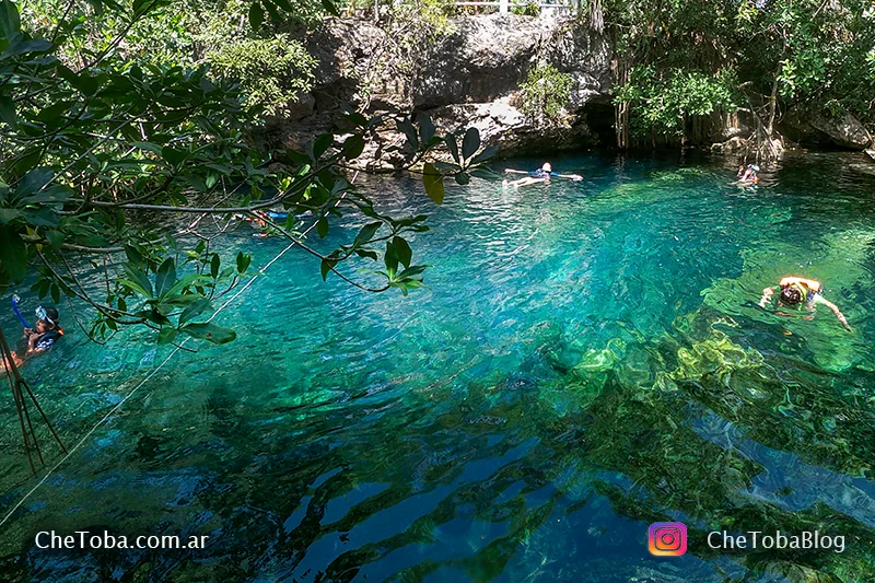 Cenote cerca de Playa del Carmen