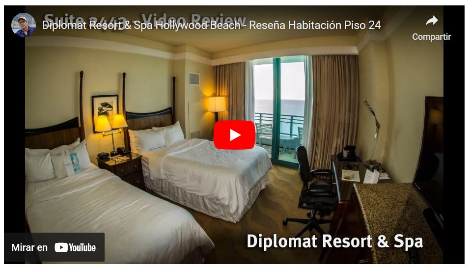 Hollywood Beach y nuestra experiencia en el Diplomat Resort