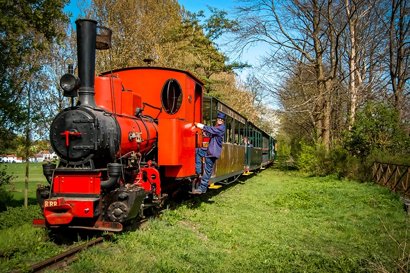El tren de vapor de Les Trois Vallé
