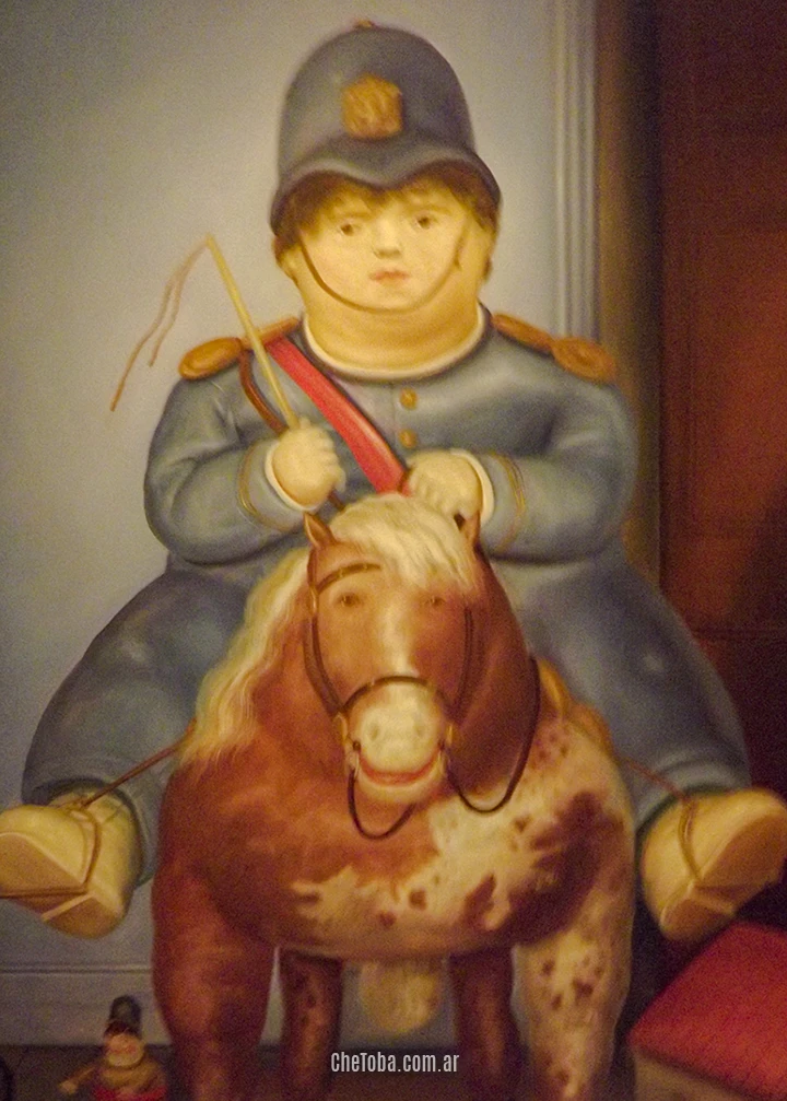 El niño policía a caballo - Fernando Botero