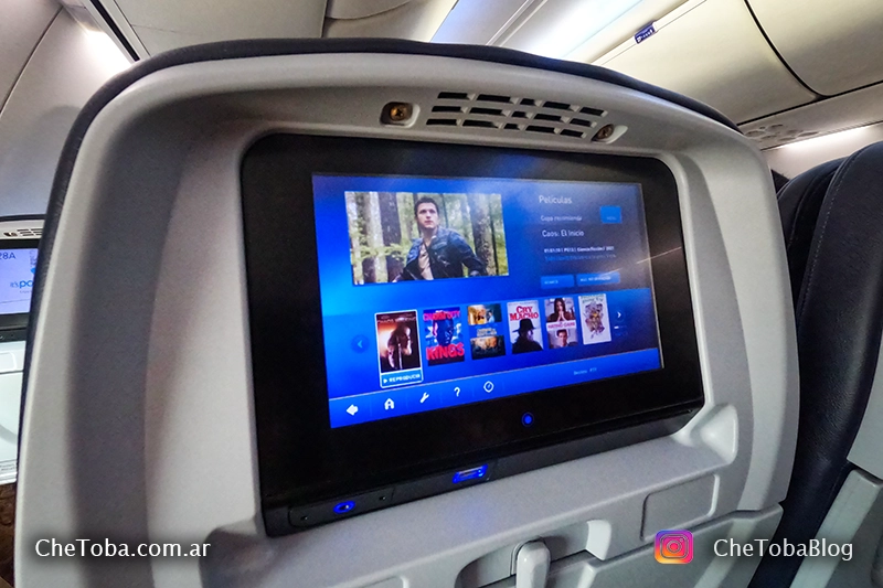 Pantalla asiento delantero Copa Airlines mejor que el ShowPass con móvil o tablet propia