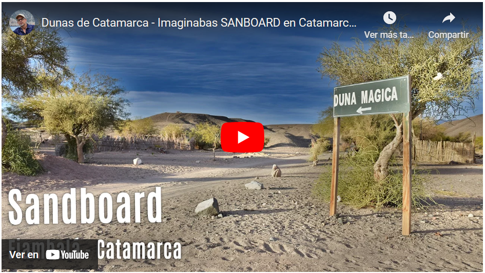 Sandboard en Catamarca, Las Dunas de Saujil