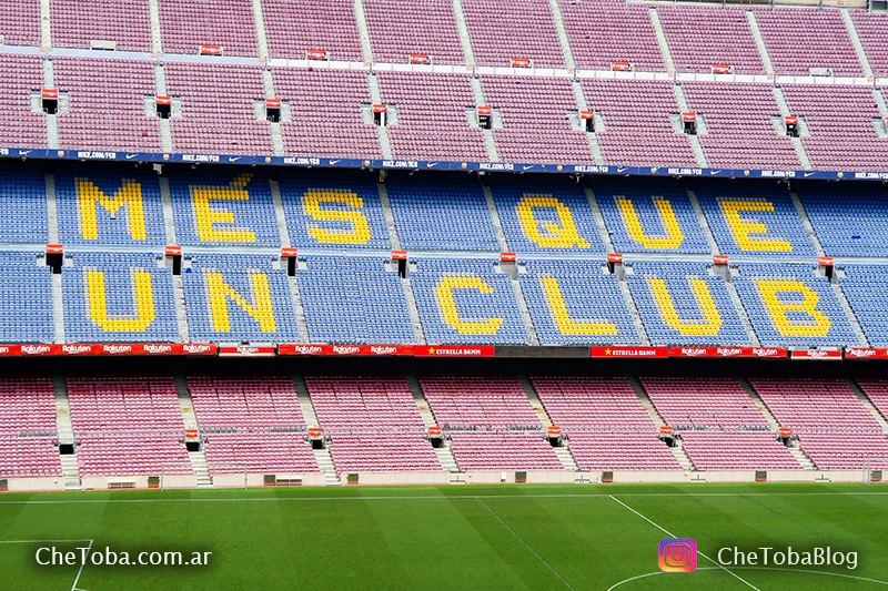 Interior del Estadio del Barcelona