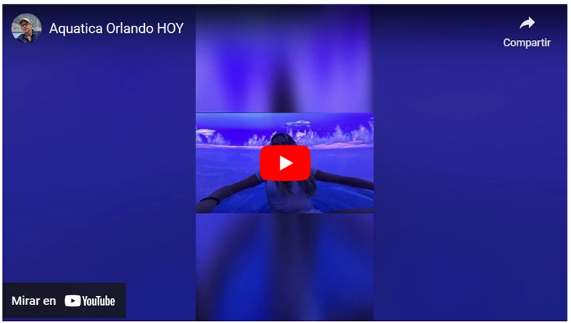Ver Video Nuevo Tobogán en Aquatica Orlando
