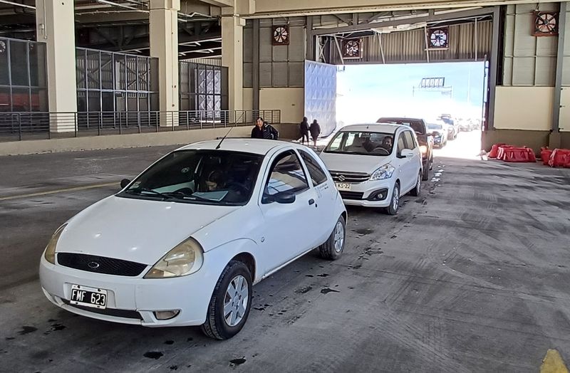 Estacionamiento en la aduana internacional Argentino Chilena