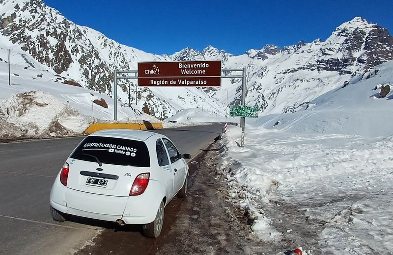 Cruce a Chile por Mendoza en invierno