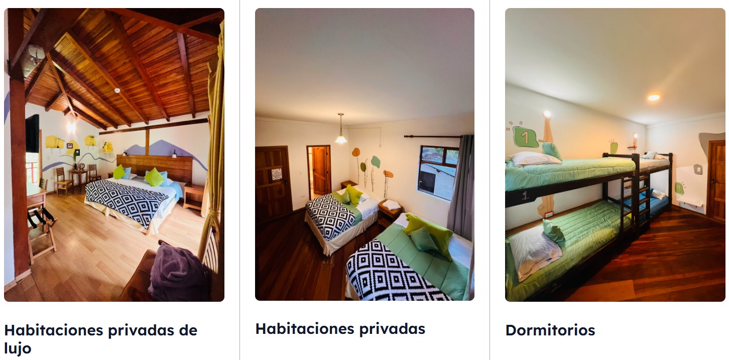 hermoso hostel en Baños, Ecuador