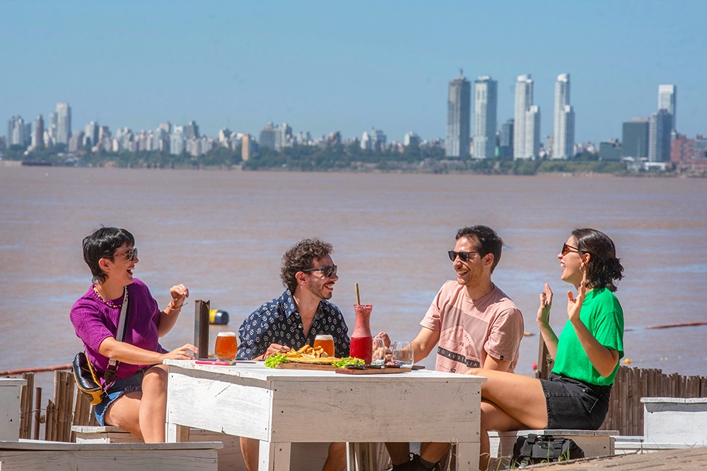 gastronomía rosarina junto al Río Paraná