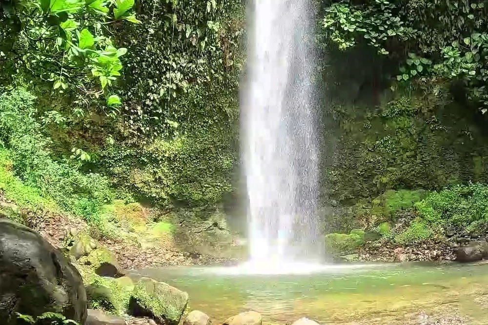 la cascada en Puyo