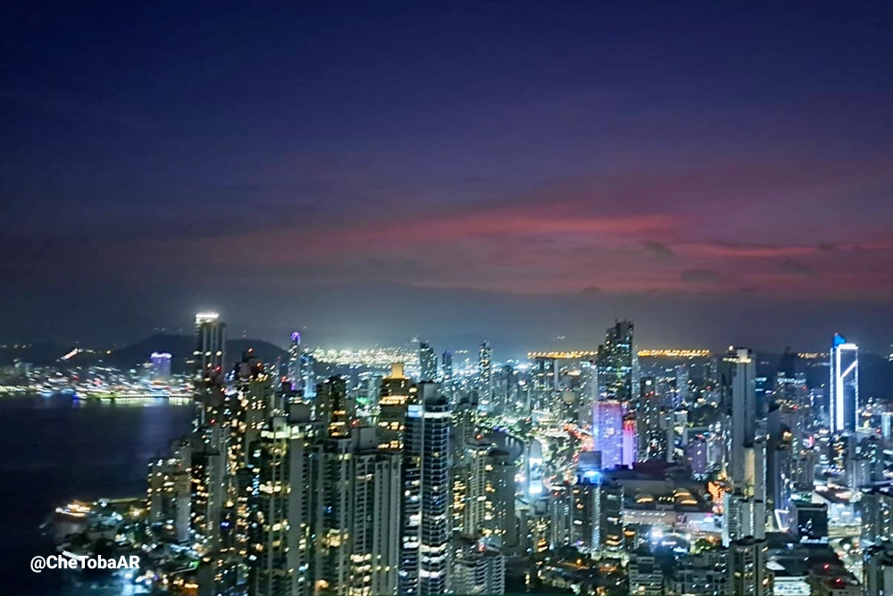terraza de la ex Trump Tower, hoy Marriot Hotel Panamá