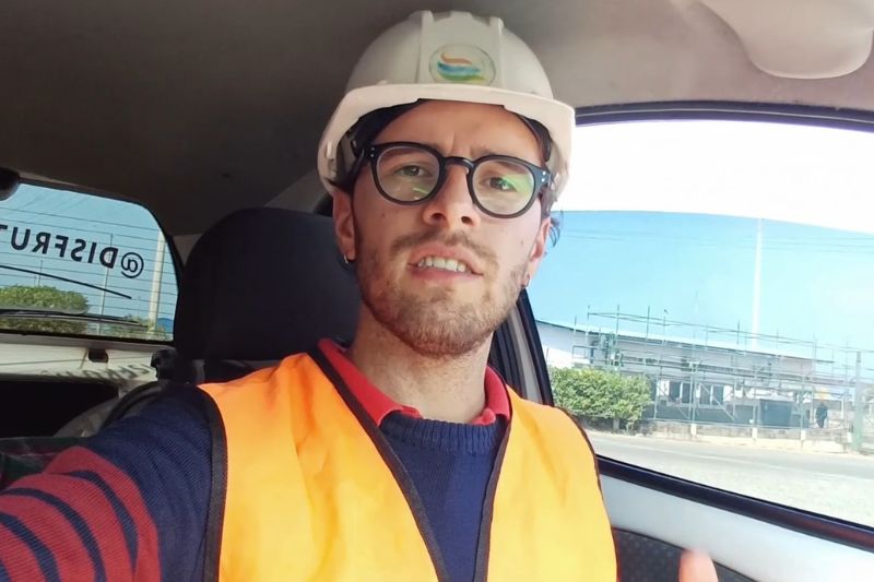 Ingreso del vehículo a puerto bahía