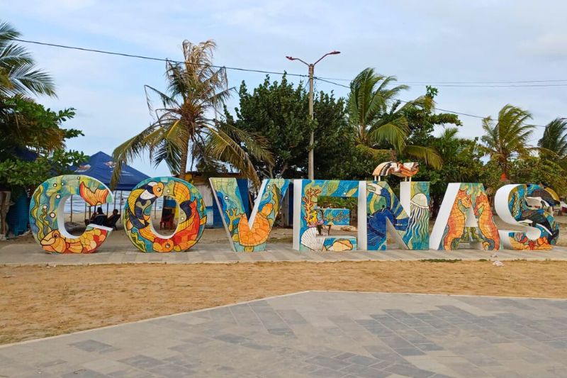 Vista a la costa de Coveñas - Colombia