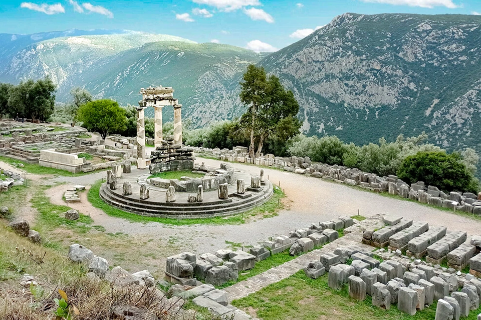 El Santuario de Delfos, Grecia