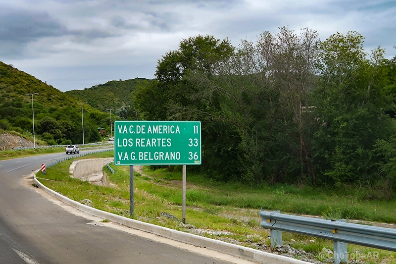 Rutas del Valle Calamuchita, Córdoba