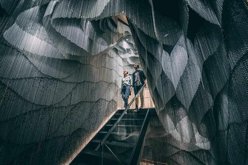 La escalera obra de Kengo Kuma
