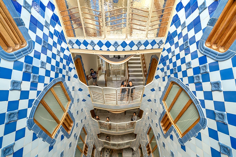 Patio interno de la casa