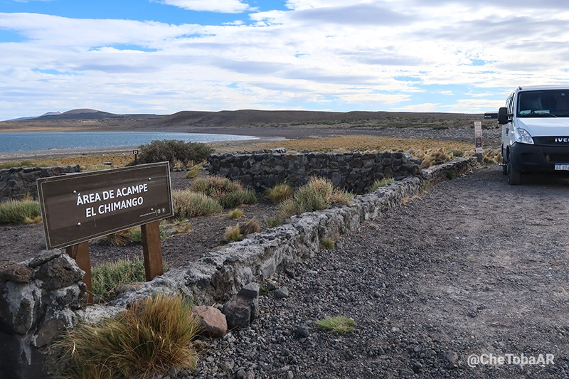 El área de acampe se llama El Chimango