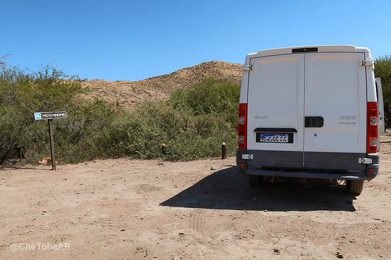 Área de acampe, permite motorhome