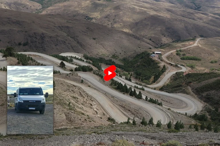 Los caracoles de la Cuesta del Rahue, Neuquén - Ruta Provincial 46