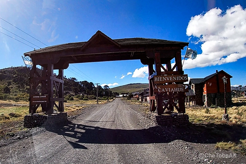 llegada a Caviahue, Neuquén
