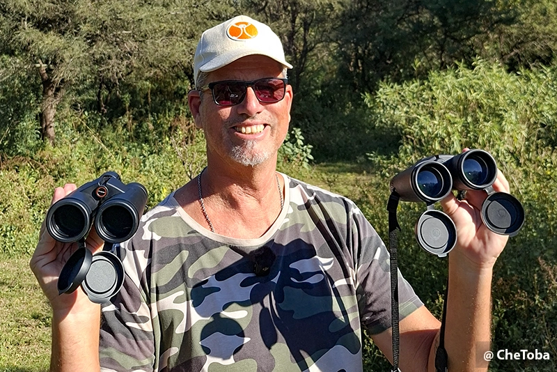 Comparativo zoom binoculares 8x42 vs. 10x42