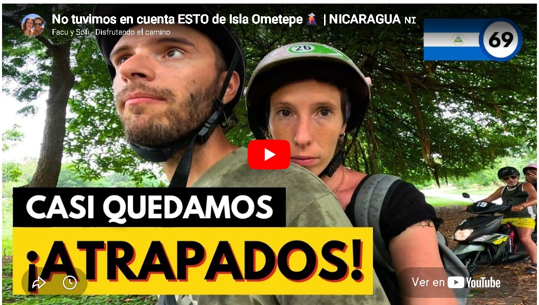 Video sobre Recorrido en Moto Isla Ometepe Nicaragua